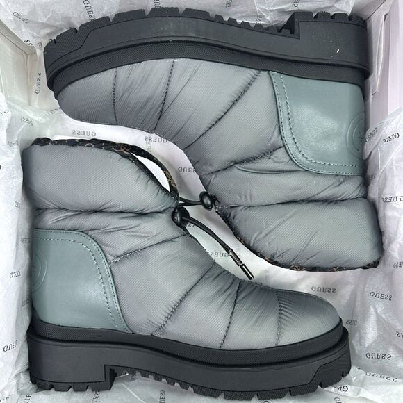 GUESS Leeda 2 Gray Cold Weather Booties - Size 8 - Picture 10 of 10